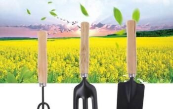 3pcs Spade Fork Shovel Rake Harrow Set