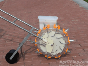 Hand Push Corn Seeder Manual Corn Planter Sower Machine Single Imported