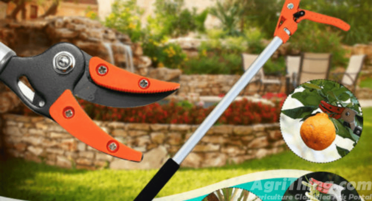 Long Reach Pruner Cut And Hold Bypass Pruner