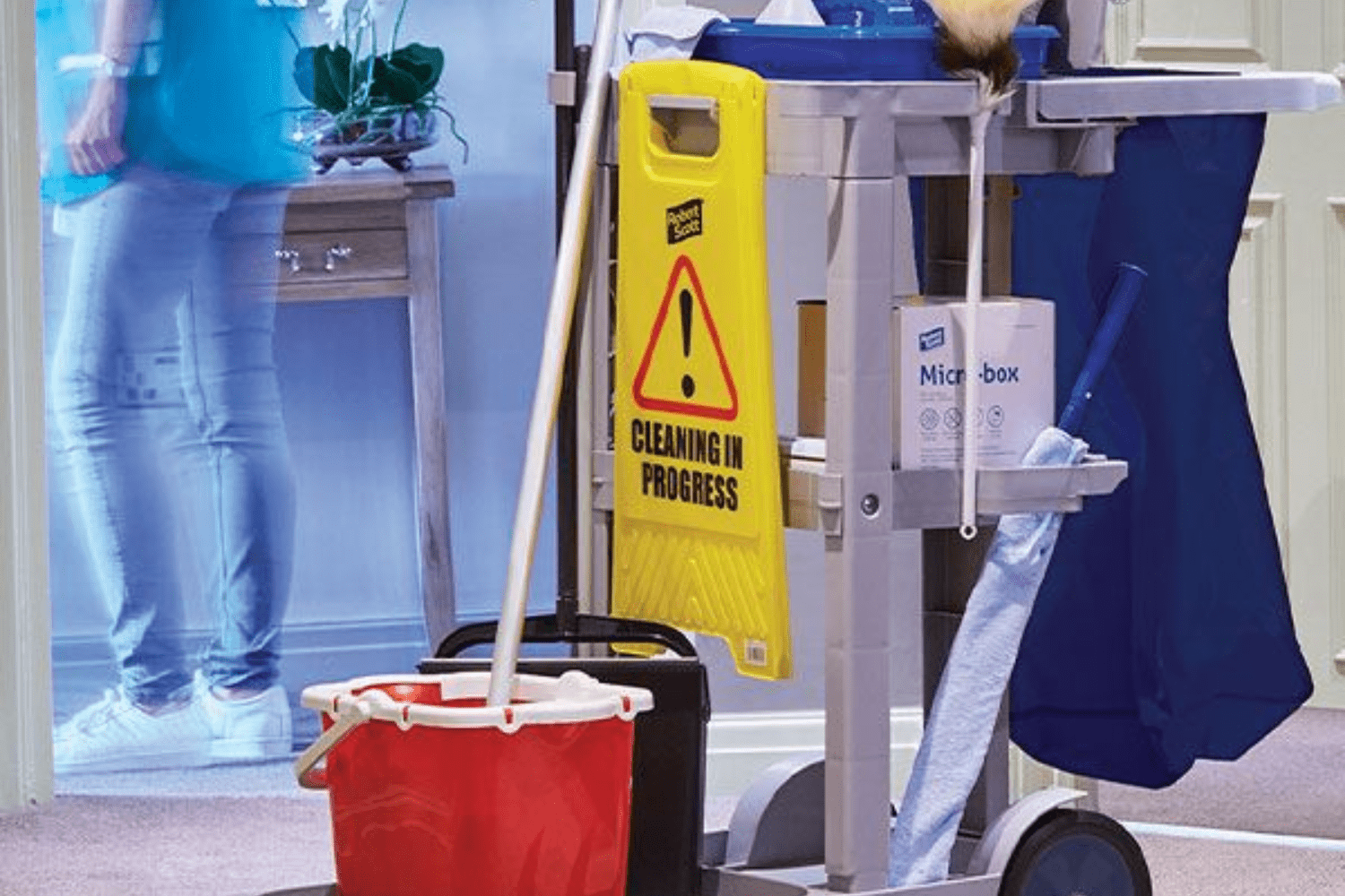 cleaning trolley in pakistan